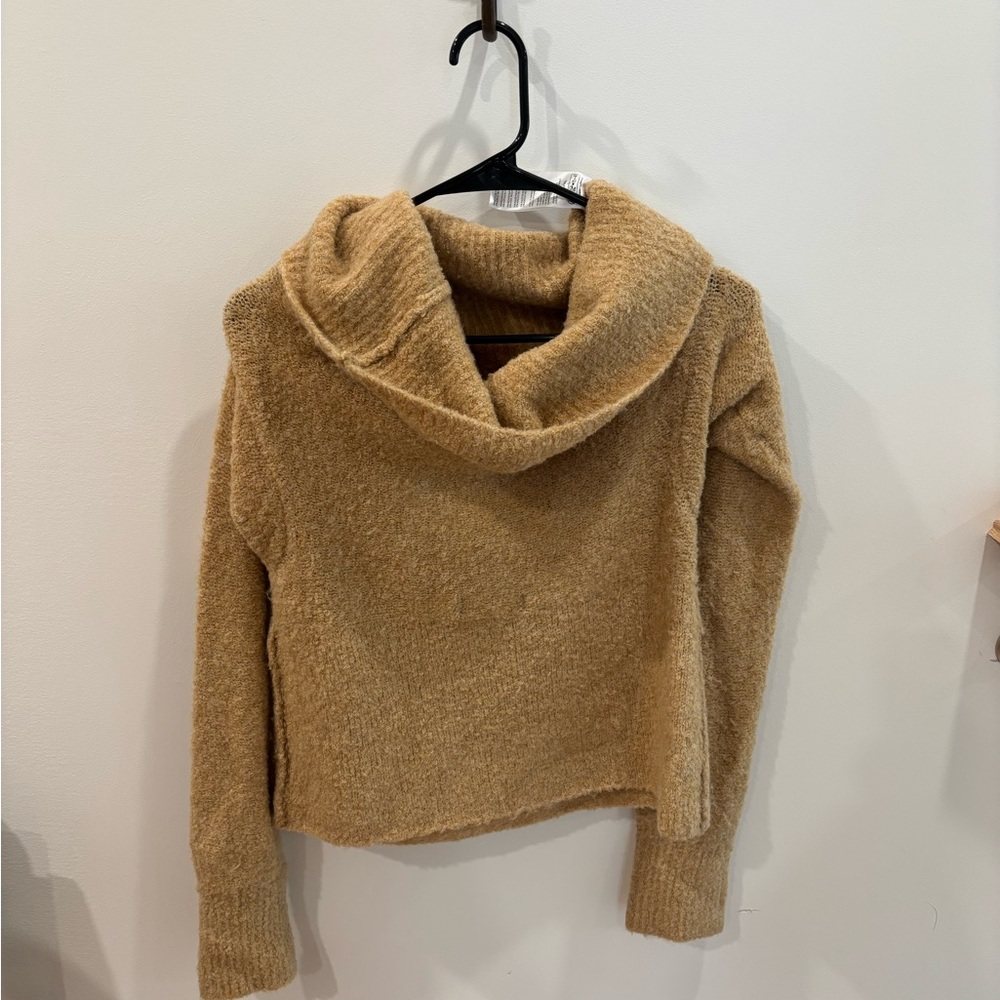 Urban Outfitters Camel Cowl Neck Sweater
